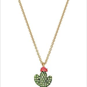 ♠️ 🌵Kate Spade Scenic Route Cactus Mini Pendant Neclace with Dustbag ♠️ 🌵